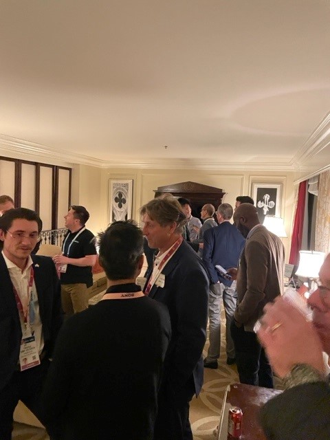 Scenes from the Networking Event at the Venetian in Las Vegas during CES in January