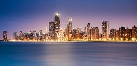 Chicago at night-2